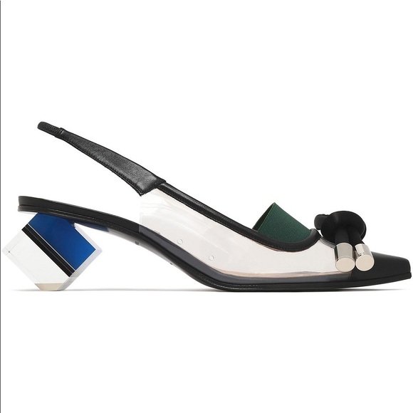 Emilio Pucci PVC Block Pump - Picture 1 of 7